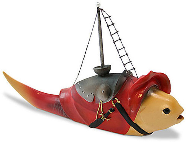 Bosch Sculpture Fish With Mast By Hieronymus Museum Replicas Statues